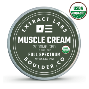 Organic CBD Muscle Cream – 2000mg Targeted Relief Formula