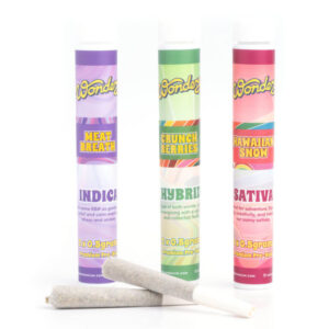 Wonders Tubes Pre-Rolled Joints with 2x 0.5g AAAA cannabis joints in portable tube