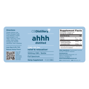 Full Spectrum CBD Oil Tincture