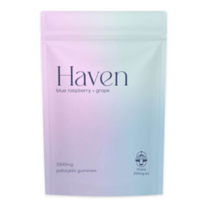 buy Haven Blue Raspberry + Grape Psilocybin Gummies