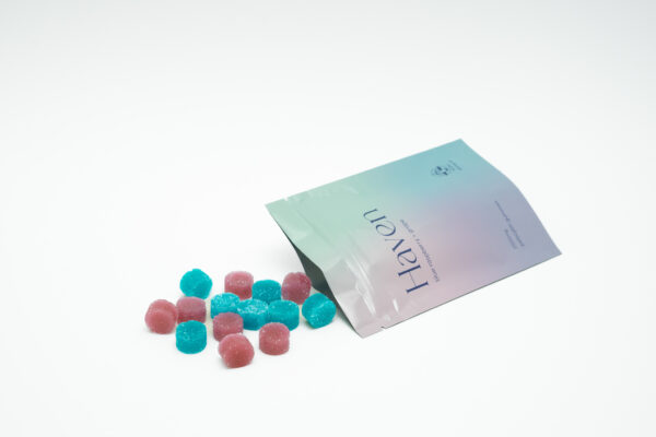 Haven Blue Raspberry + Grape Psilocybin Gummies (3500mg)