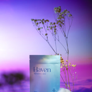 Haven Blue Raspberry + Grape Psilocybin Gummies (3500mg)