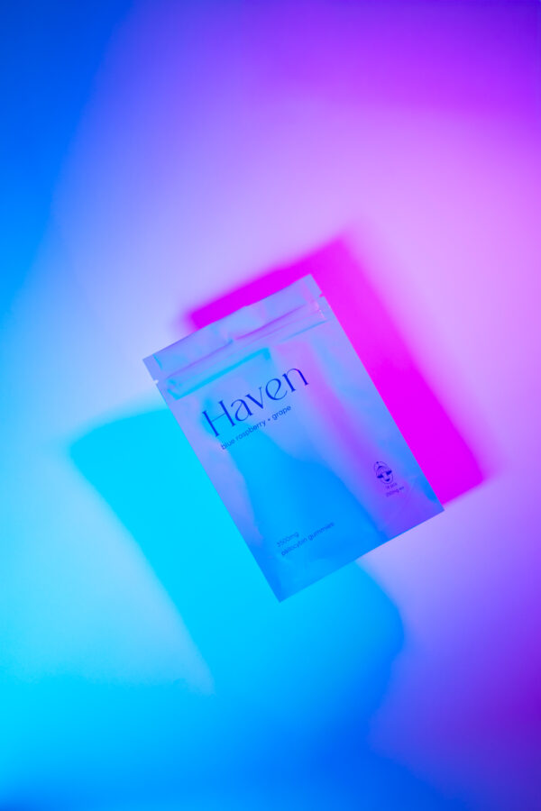 Haven Blue Raspberry + Grape Psilocybin Gummies (3500mg)