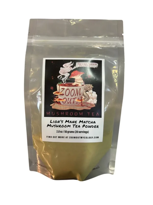 buy Lion's Mane Matcha Mushroom Tea (caffeinated)