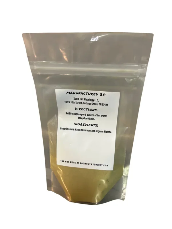 buy Lion's Mane Matcha Mushroom Tea (caffeinated)