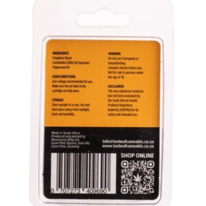 Pain Relief CBD Vape Cartridge 300mg (THC-Free) | Full Spectrum 0.5ml