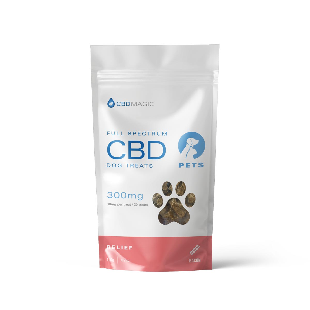 CBD Dog Treats - Full Spectrum CBD 300mg for Relief (Bacon)