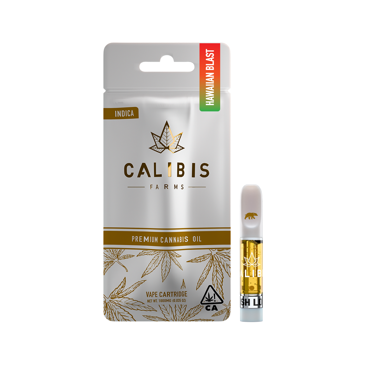 1g Calibis Farms Vape Cartridge - Hawaiian Blast 78-79%