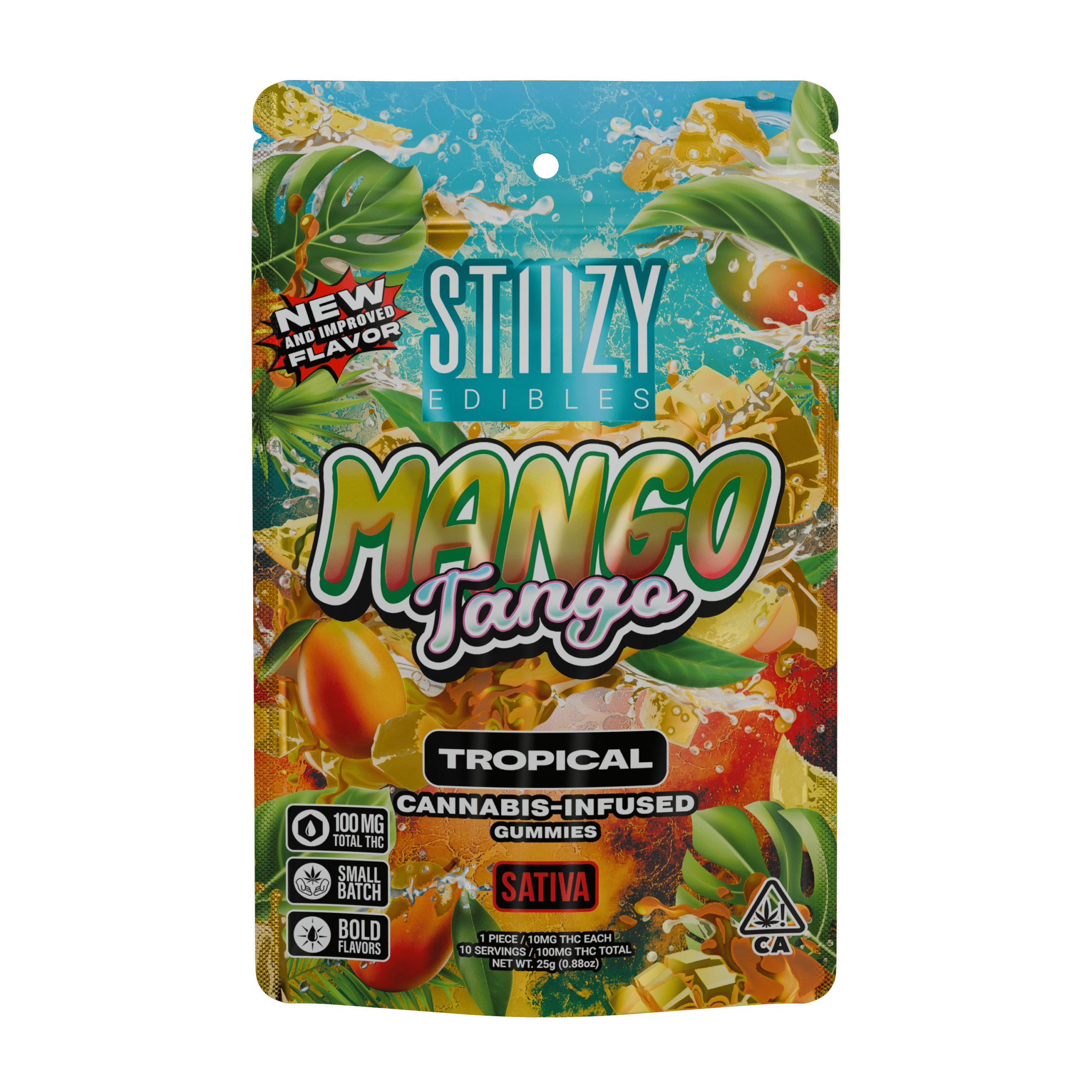 MANGO TANGO STIIIZY EDIBLES - 100MG GUMMIES