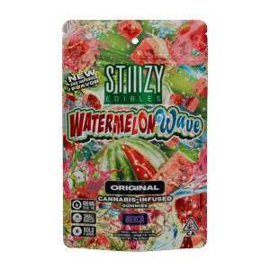 WATERMELON WAVE STIIIZY EDIBLES - 100MG GUMMIES